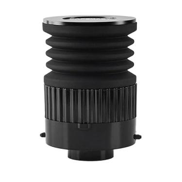 Imagem de Reservatório de pó A98I com sistema de sopro de ar - Compatível com moedor de café Breville, reservatório dosador para grãos com fole e tampa metálica.