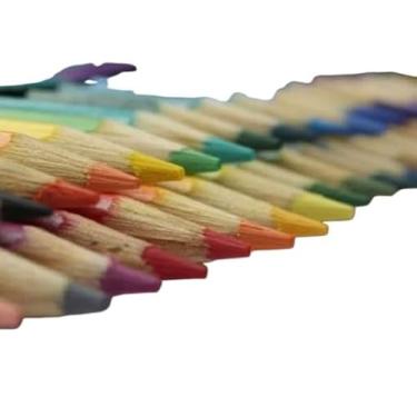 Imagem de Kit 68 Lápis de Cor (48 CORES + 10 Cores Tom Pastel +10 Cores Tons de Pele) Sextavado Escolar