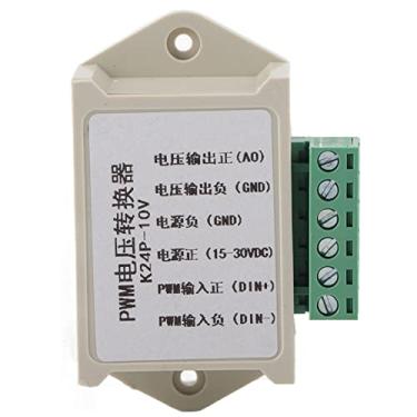 Imagem de Hyuduo Conversor de Sinal PWM, Conversor de Saída de Tensão de 0-10 V para PLC, Converte 0-100% PWM Digital Em Analógico 24 V, Comutação de Interface de Chip único, Com Função de Conexão Reversa
