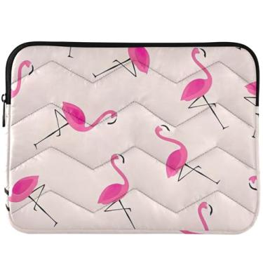 Imagem de Capa para laptop Flamingos rosa para MacBook Pro 14 capa protetora para notebook capa universal 13-14 polegadas