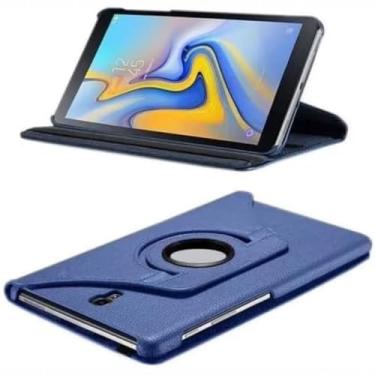 Imagem de Genérico, Capa Case 360° Giratória Compatível Com Galaxy Tab S4 10.5 T830 T835 Cor:Azul-marinho
