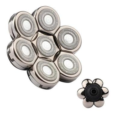 Imagem de Cabeças de reposição de barbeador elétrico 7D 7 lâminas para homens - 