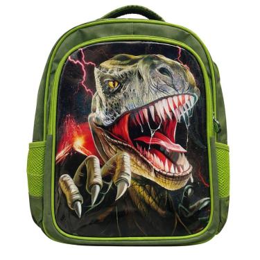 Imagem de Mochila de Costas Dinossauro Raptor para Meninos Reforçada Resistente - Dinossauro Raptor - Yins Brasil