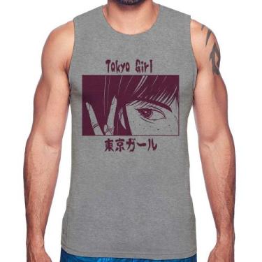 Imagem de Regata Tokio Girl - Foca na Moda, Cinza, G