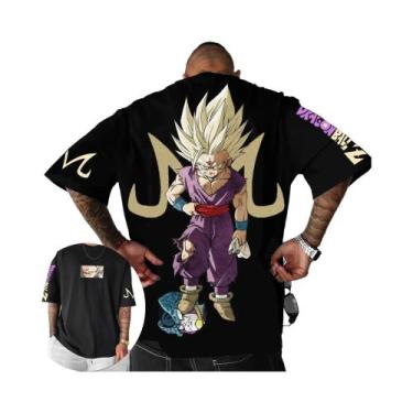 Imagem de Camiseta De Anime Dragon Ball Luffy Para Homens, Manga Curta, Casual, 