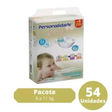 Imagem de Fralda Personalidade Baby Total Care 1 Pacote Tamanho G - de 8 á 11 Kg
