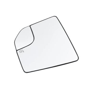 Imagem de Lado esquerdo e direito espelho de asa aquecido vidro com placa traseira espelho retrovisor motorista lado do passageiro compatível com ford F-150 2015 2016-2021(1Pc Left)