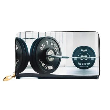 Imagem de XLLingL Carteiras de cartão de crédito impressas, bolsas longas de couro femininas, carteiras com zíper, carteira de viagem simples