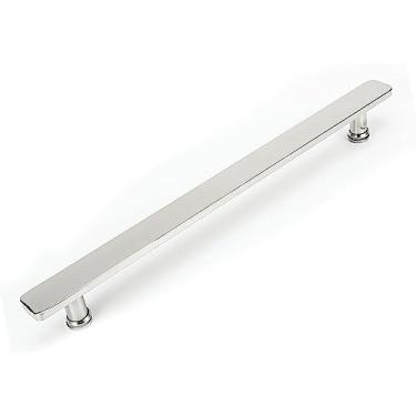 Imagem de Maçaneta de porta de chuveiro para porta de vidro, substituição de maçaneta de porta de tela de chuveiro, puxador de porta de celeiro de aço inoxidável - preto