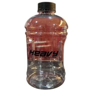 Imagem de Mini Galão Heavy Transparente 1 Litro - Hidratação Prática e Estilosa