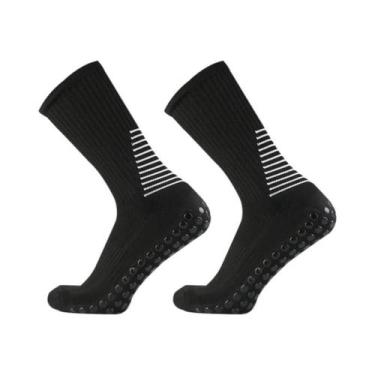 Imagem de Meias De Futebol De Silicone Antiderrapantes Masculinas E Femininas Pa