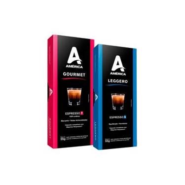 Imagem de Cápsulas de Café Gourmet e Leggero - Caixa com 20 Unidades