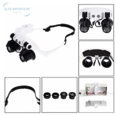 Imagem de Lupa Óculos 4 Lentes Profissionais Para Trabalhos Minuciosos