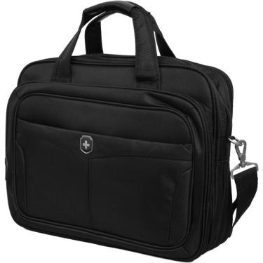 Imagem de Pasta De Trabalho Masculina Executiva Para Notebook Reforçada Impermeável Em Poliéster - Plus - Yin's Ys33024