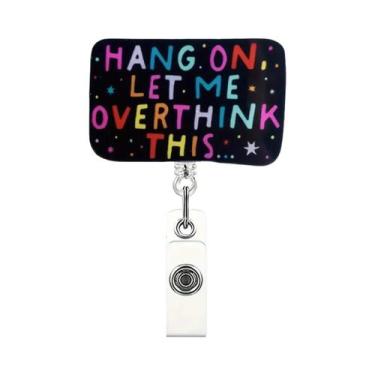 Imagem de Clipe Retrátil Para Crachá Com Corda De Nylon Durável Para Funcionário