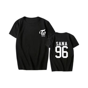 Imagem de Camiseta Feminina De Manga Curta Para Concerto TWICE - Lin Nilian, MOM