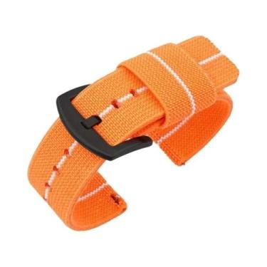 Imagem de Pulseira De Nylon Do Exército, 18mm, 20mm, 22mm, 24mm, Pulseira Elásti