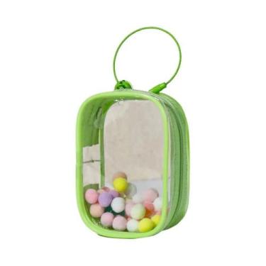 Imagem de Bolsa Transparente Mini Para Armazenamento De Bonecas De Pelúcia, Caix