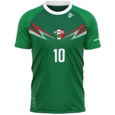 Imagem de Camiseta Filtro UV México Copa Torcedor Retrô-Masculino