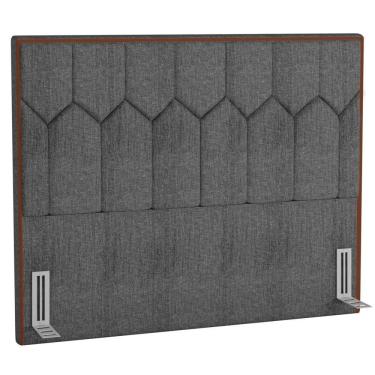 Imagem de Cabeceira Cama Box Casal Queen 160cm órion P02 Linho Cinza - Mpozenato