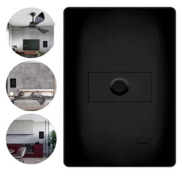 Imagem de Dimmer Variador Luminosidade Velocidade Preto Habitat Black Fame