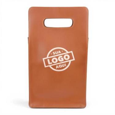 Imagem de Bolsa Porta Vinho Dupla Personalizada com Logo ou Iniciais material si
