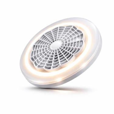 Imagem de Ventilador de Teto com LED 3 Cores e Design Moderno para Ambientes Ele