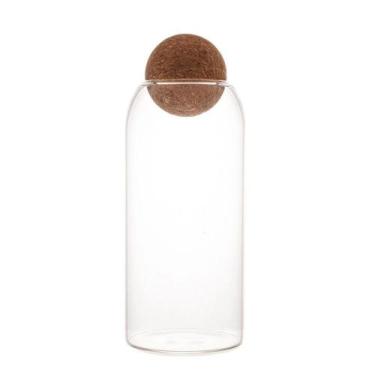Imagem de Pote de Vidro Borossilicato 1000 ml com Tampa Cortiça - Mimo Style