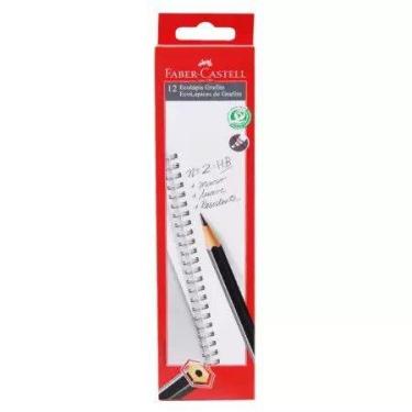 Imagem de EcoLápis Grafite n.2 Max Sextavado 12 Unidades Faber-Castell