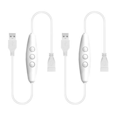 Imagem de Controlador de Intensidade USB QEUAEC  Pacote com 2 Unidades 5V PWM co