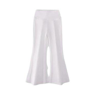 Imagem de Leggings Flare De Cintura Alta Para Meninas, Calças Confortáveis E Mac