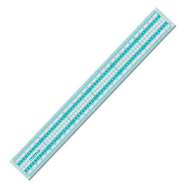 Imagem de Regua 30cm C/ Filete Metalico Para Corte Mimo Crafts