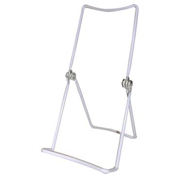 Imagem de Gibson Holders Suporte de exibição para utensílios de cozinha, livros, pratos, arte e mais; 4 suportes 3A Gibson 3 fios suporte de exibição - branco
