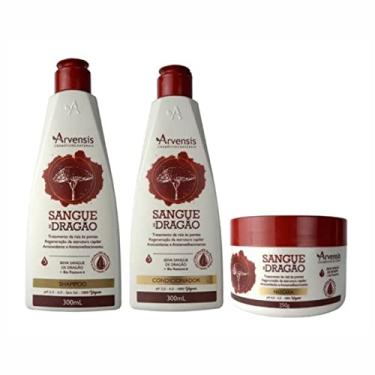 Imagem de Kit Vegano Arvensis Sangue De Dragão (sh+cond+masc)