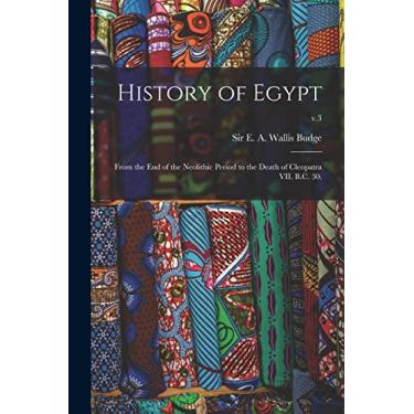 Imagem de History of Egypt: From the End of the Neolithic Period to the Death of Cleopatra VII. B.C. 30.; v.3