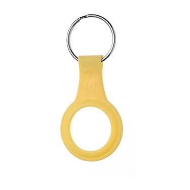 Imagem de Capa Silicone Chaveiro para AirTag Colorido [Coronitas Acessorios] (Amarelo)