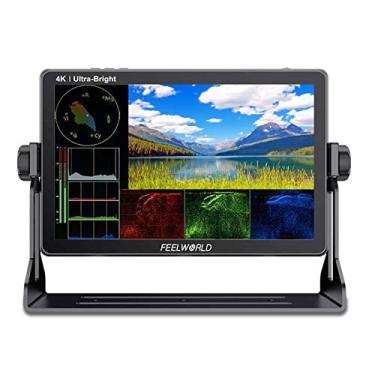 Imagem de FEELWORLD LUT11S 10,1 polegadas 1920 x 1200 IPS painel ultra alto brilhante 2000 nit tela sensível ao toque DSLR monitor de campo com alimentação externa F970 e kit de instalação 3G-SDI 4K saída HDMI
