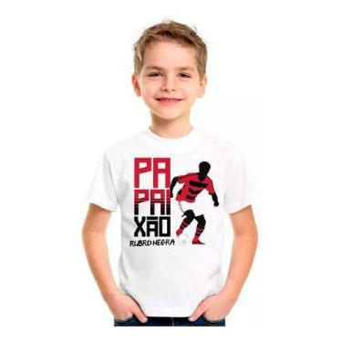 Imagem de Camiseta Flamengo Time Camisa Paixão Adulto Infantil - Vetor Camisaria