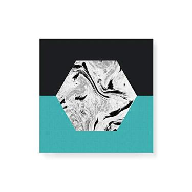 Imagem de Arte Maníacos Quadro Decorativo em Tela Canvas Escandinavo Losango - 50x50cm