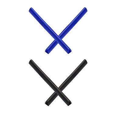 Imagem de Mryok 2 pares de meias de substituição para óculos Oakley Triggerman – Azul e preto