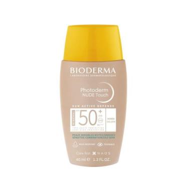 Imagem de Protetor Solar Facial Bioderma Photoderm Nude Touch Dourado Fpf50+ 40M