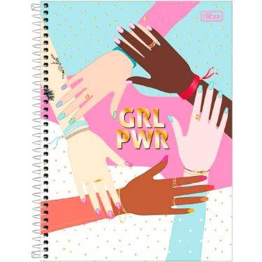 Imagem de Caderno Universitário 10 matérias Tilibra OH MY GOD! Grl Pwr