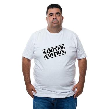 Imagem de Camiseta Masculina Plus Size Algodao Estampa Limited Edition Com Abridor De Garrafa Integrado