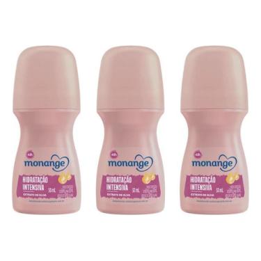 Imagem de Desodorante Roll-on Monange 50ml Hidrat Intensiva-kit C/3un Desodorante roll-on monange 50ml hidrat intensiva-kit c/3un