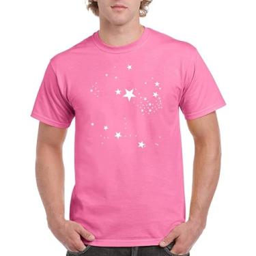 Imagem de Camiseta masculina e feminina Sky Stars Graphics Shirt, rosa, G