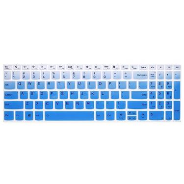 Imagem de Lucocia Capa de teclado para Lenovo 2022 2021 Yoga 7i 15.6 40.6 cm, ideaPad Flex 5 39.6 cm, ideaPad 5 15, ideaPad 3i 15, ideaPad Slim 7 7i 15 15.6, Flex 5 15, ThinkBook 15 G2 G3, ThinkBook 15pp