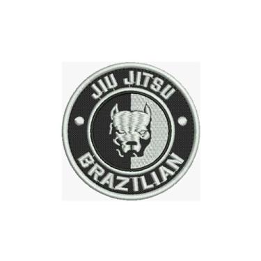 Imagem de AM0162-002 Jiu-Jitsu Patch Bordado 9x9cm (D) Matriz Para Bordar)