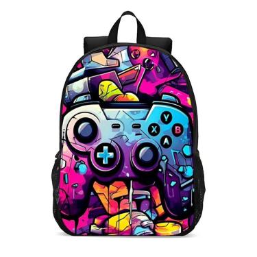 Imagem de Mochila Escolar Infanto Juvenil Jogos Game Novidades 0423-Unissex