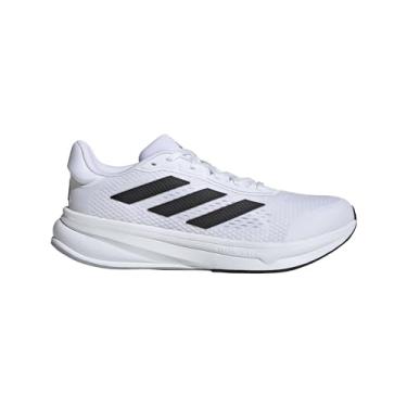Imagem de adidas Tênis de corrida masculino Response Super, Branco/Preto/Prata Halo, 7.5