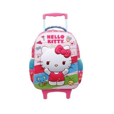 Imagem de Mochila com Rodinhas 16 Hello Kitty SE 3D 11950 - Xeryus